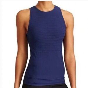 Athleta Derek Lam 1OC Union Seamless Tank Unstinkable Navy Blue, Size Medium
